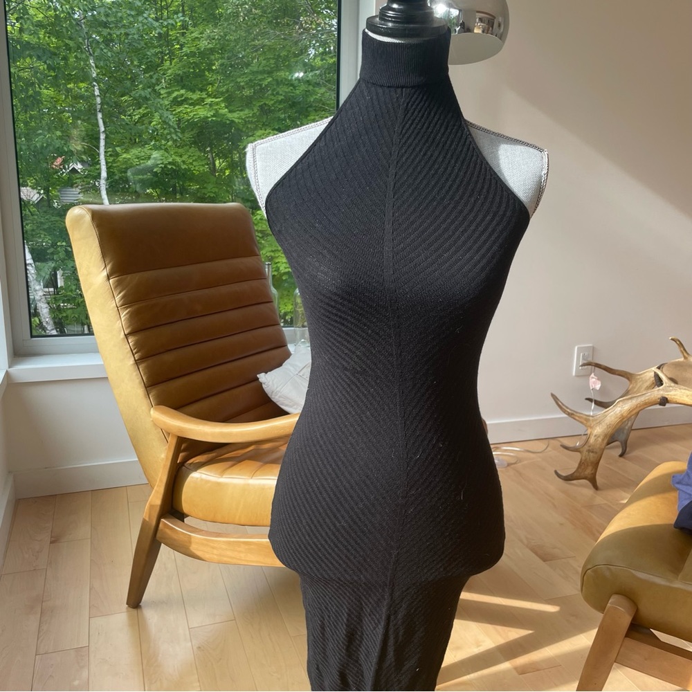 Dynamite black halter neck dress BNWT